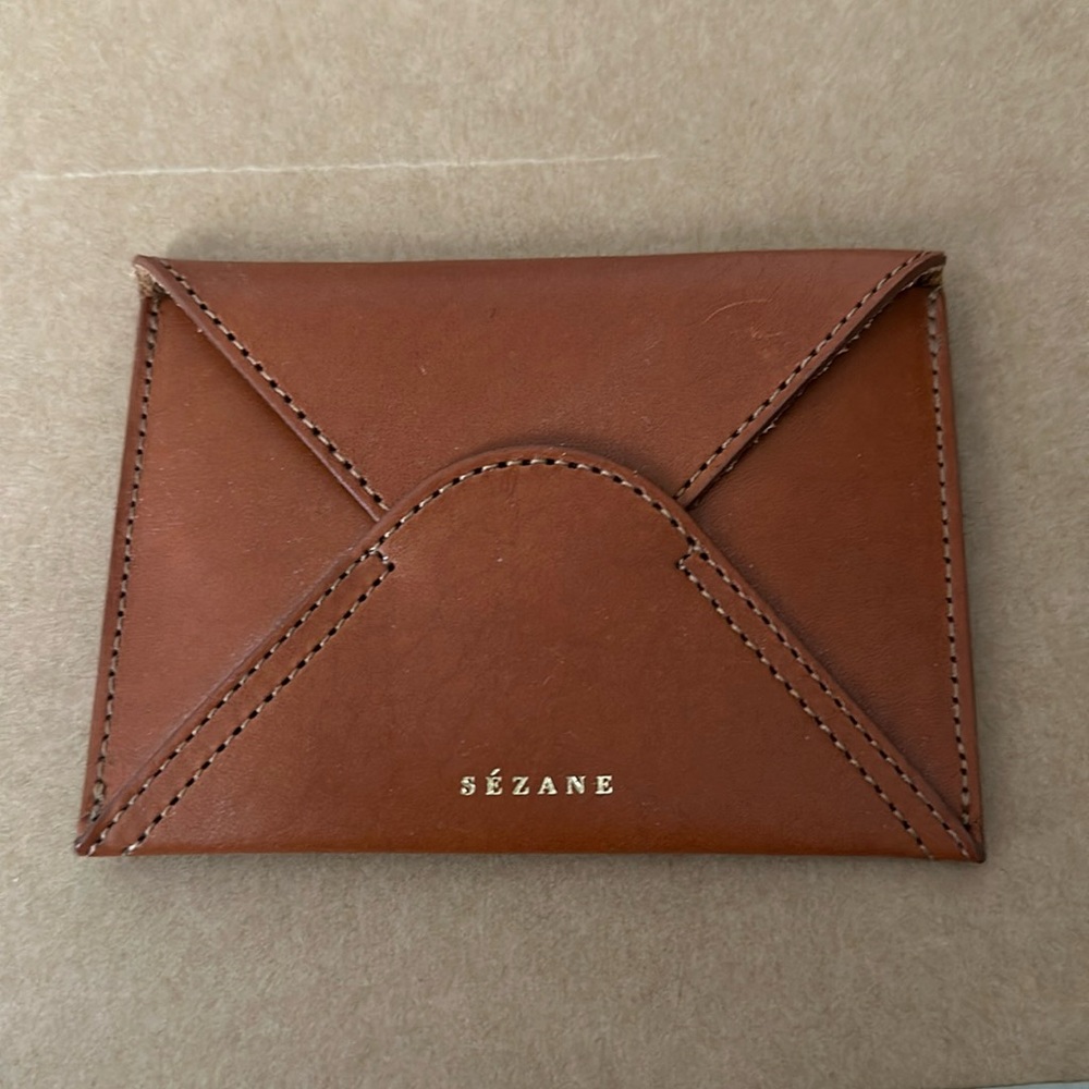 Sézane Olivia Leather Card Holder